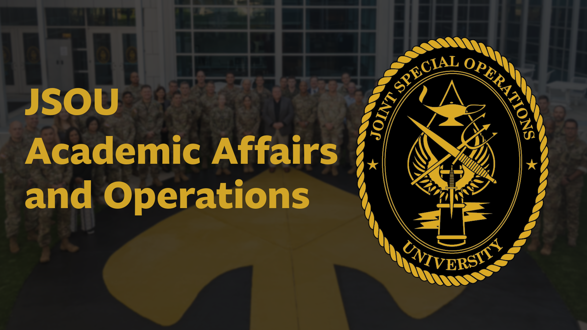 JSOU Academic Affairs and Operations thumbnail