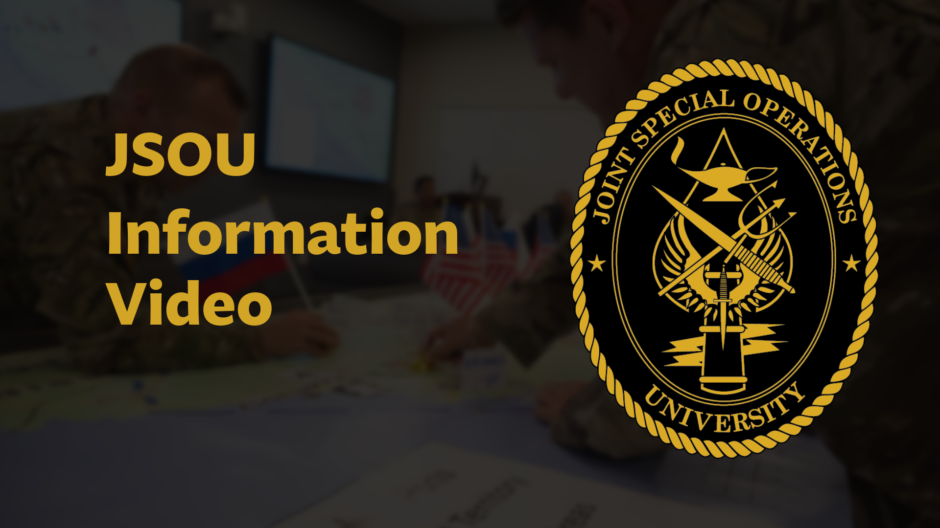 JSOU Information Video thumbnail